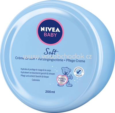 NIVEA BABY Pflegecreme Baby Soft Creme, 200 ml