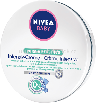 NIVEA BABY Pflegecreme Pure & Sensitive Intensiv-Creme, 150 ml