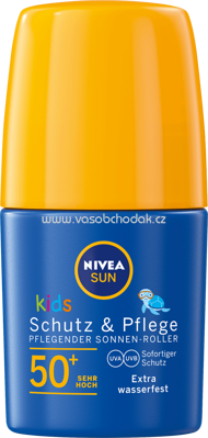 NIVEA SUN Sonnenroller Kids Schutz & Pflege LSF 50+, 50 ml