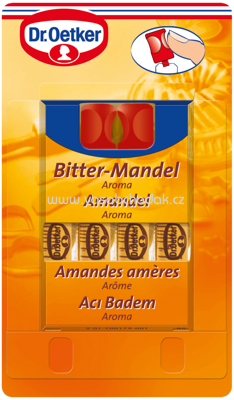 Dr.Oetker Bitter Mandel Aroma, 4 St, 8 ml