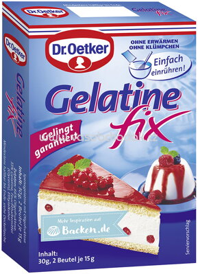 Dr.Oetker Gelatine Fix, 30g