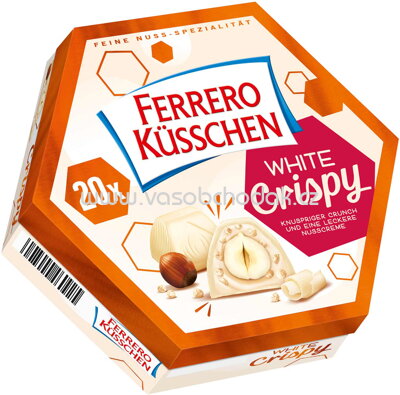Ferrero Küsschen White Crispy, 20 St, 172g