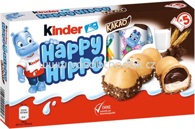 Kinder Happy Hippo Cacao, 5 St, 103,5g