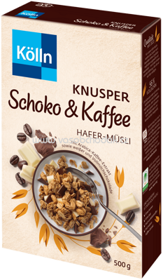 Kölln Müsli Knusper Schoko & Kaffee, 500g