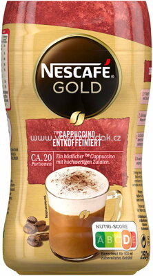 Nescafé Gold Typ Cappuccino Entkoffeiniert Löslicher Kaffee 250g
