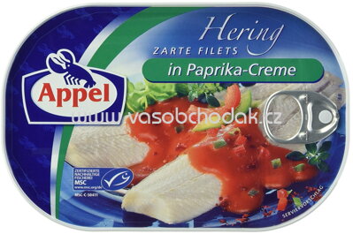 Appel Heringsfilets in Paprika-Creme, 200g