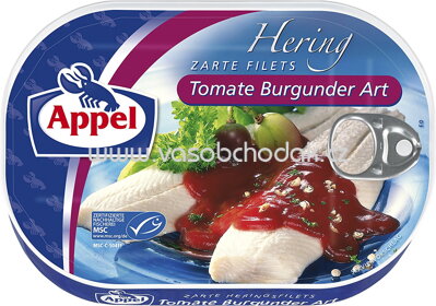 Appel  Heringsfilets in Tomate Burgunder Art, 200g