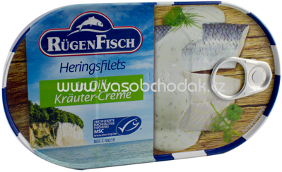 Rügen Fisch Heringsfilets in Dill-Kräuter-Creme, 200g