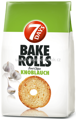 7 Days Bake Rolls Knoblauch, 250g