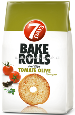7 Days Bake Rolls Tomate Olive, 250g