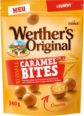 Storck Werther's Original Blissful Caramel Bites Crunchy, 140g