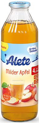Alete Milder Apfel, nach dem 4. Monat, 750 ml