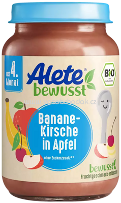 Alete Banane-Kirsche in Apfel, nach dem 4. Monat, 190g