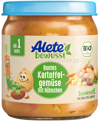 Alete Buntes Kartoffelgemüse mit Hühnchen, ab 1 Jahr, 250g