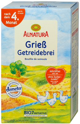 Alnatura Grieß-Getreidebrei nach 5. Monat, 250g