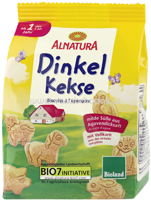 Alnatura Dinkelkekse, ab 1 Jahr, 125g