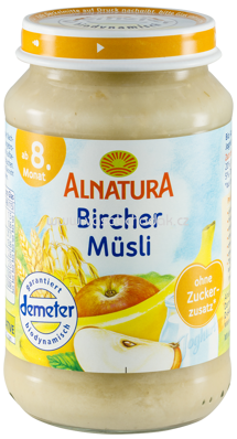 Alnatura Bircher Müsli, ab 8. Monat, 190 g
