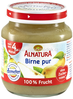 Alnatura Birne pur, nach dem 4. Monat, 125 g