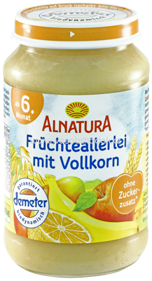 Alnatura Früchteallerlei mit Vollkorn, ab 6. Monat, 190 g