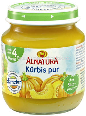 Alnatura Kürbis pur, nach dem 4. Monat, 125 g
