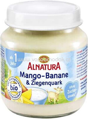 Alnatura Mango-Banane & Ziegenquark, ab 1 Jahr, 125g