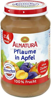 Alnatura Pflaume in Apfel, nach 4. Monat, 190 g