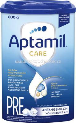 Aptamil Anfangsmilch PRE Care, von Geburt an, 800g