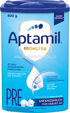 Aptamil Anfangsmilch Pronutra Pre, von Geburt an, 800g