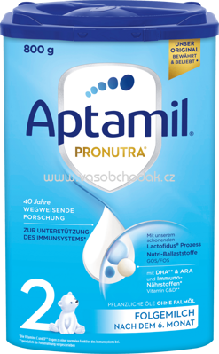 Aptamil Pronutra Folgemilch 2, nach dem 6. Monat, 800g