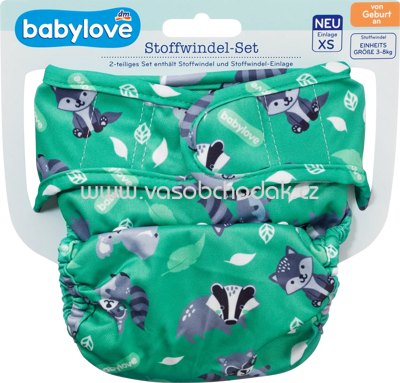 Babylove Stoffwindel-Set Fuchs, 1 St