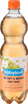 Babylove Saft Birne-Traube mit stillem Wasser, nach dem 4. Monat, 750 ml