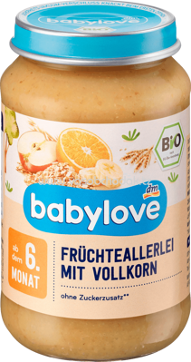 Babylove Früchteallerlei mit Vollkorn, ab 6. Monat, 190g