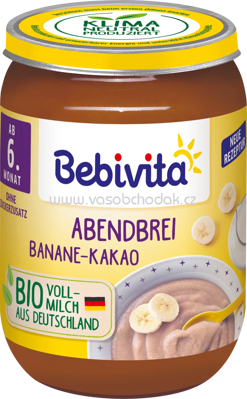 Bebivita Abendbrei Banane Kakao, ab dem 6. Monat, 190g
