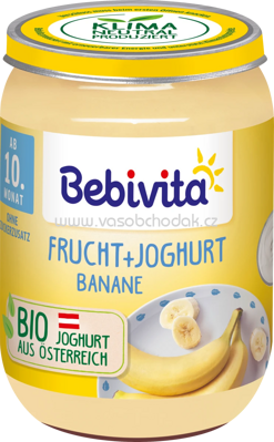 Bebivita Frucht & Joghurt Banane, ab dem 10. Monat, 190g
