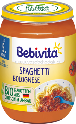 Bebivita Spaghetti Bolognese, ab dem 5. Monat, 190g
