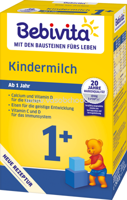 Bebivita Kindermilch 1+, ab 12. Monat, 500g