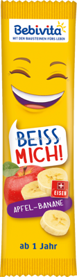 Bebivita BEISS MICH! Früchteriegel Apfel-Banane, ab 1 Jahr, 25g