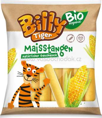 Billy Tiger Bio Maisstangen natürlicher Geschmack, ab 1 Jahr, 50g