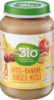 dmBio Apfel Banane-Kirsch Müsli, ab 8. Monat, 190g