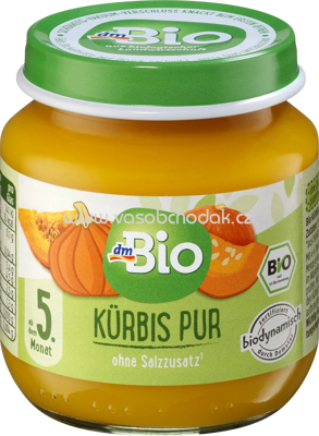 dmBio Kürbis pur, nach dem 5. Monat, 125g