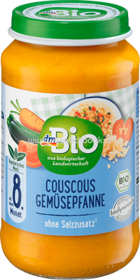 dmBio Couscous-Gemüsepfanne, ab dem 8. Monat, 220 g