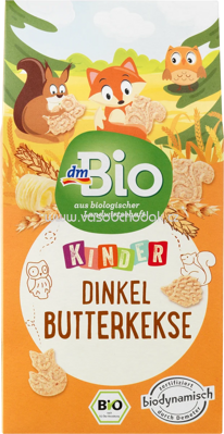 dmBio Kinder Dinkel Butterkekse, ab 3 Jahren, 125g