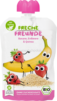 Freche Freunde Quetschbeutel Banane, Erdbeere & Quinoa, ab 6. Monat, 100g