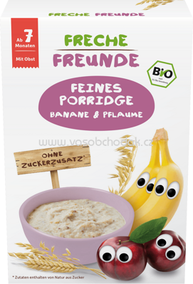 Freche Freunde Feines Porridge Banane & Pflaume, ab 7. Monat, 200g
