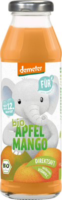 FÜR Bio Apfel Mango Direktsaft, nach dem 12. Monat, 280 ml
