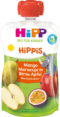 Hipp Hippis Mango-Maracuja in Birne-Apfel, ab 1 Jahr, 100g