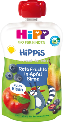 Hipp Hippis Rote Früchte in Apfel, Birne plus Eisen, ab 12. Monat, 100g
