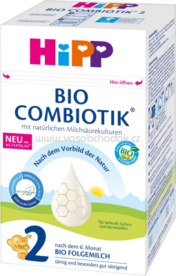 Hipp Folgemilch 2 Bio Combiotik, dem 6. Monat, 600g