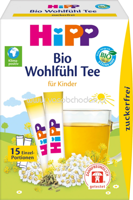 Hipp Babytee erster Bio Wohlfühl-Tee, 15x0,36g, 5,4 g