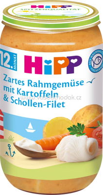 Hipp Zartes Rahmgemüse mit Kartoffeln & Schollen-Filet, ab 12. Monat, 250g